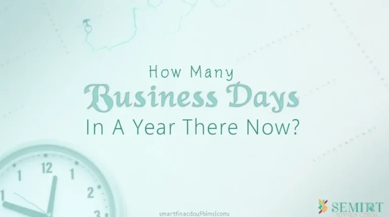 how many business days in a year